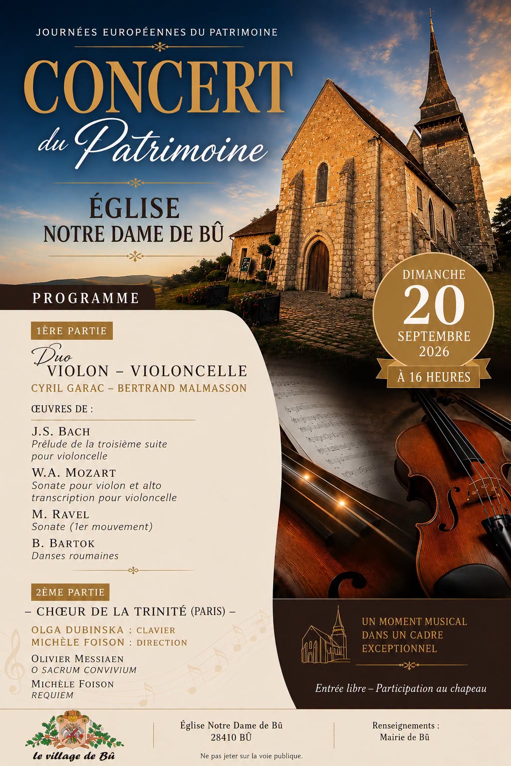 Concert du patrimoine