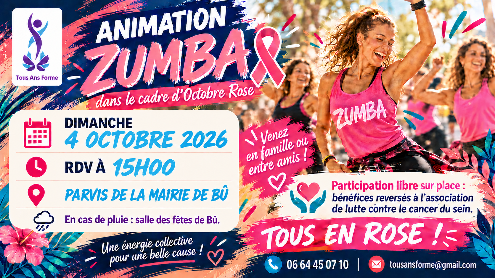 Octobre Rose : Zumba