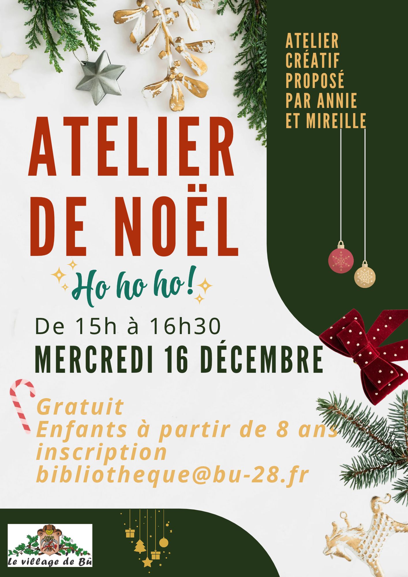 🎅﻿﻿ Atelier de Noël ﻿🌲